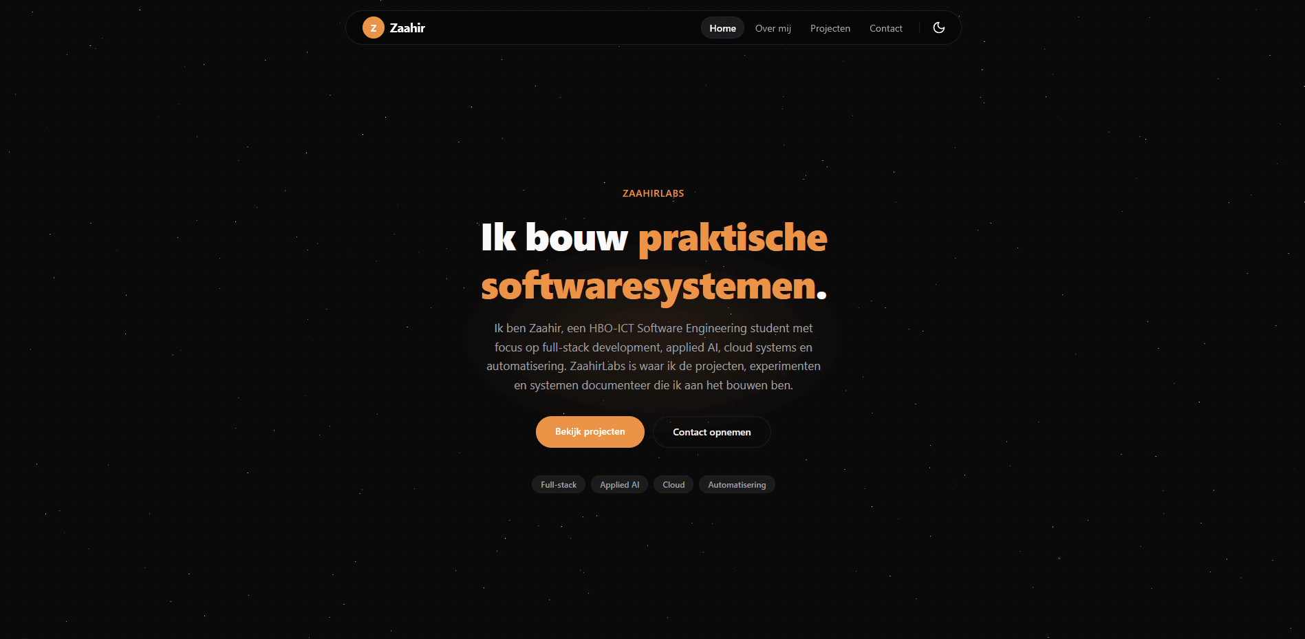 Project image of My Portfolio Website